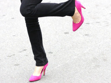 Pop of Color Pointed Pumps