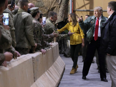 Melania Trump Gets Criticized For Wearing Yellow Timberland Boots To Iraq