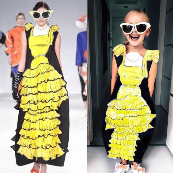 Meet The 5-Year-Old Fashion Creator, Made Only With Paper