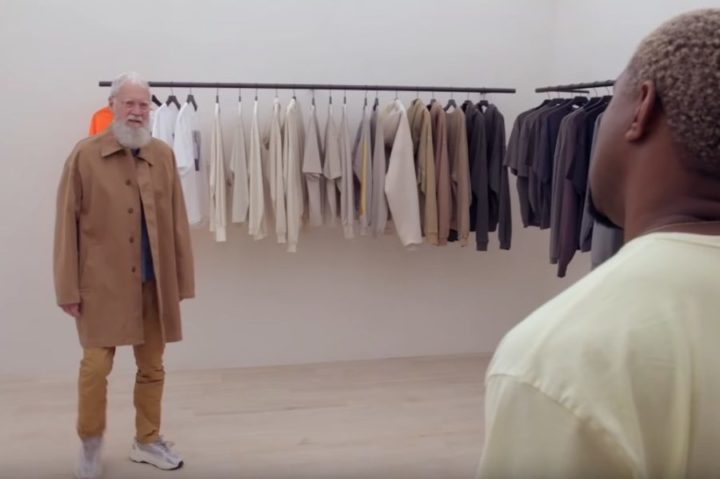 Kanye West Dresses David Letterman Head To Toe In Yeezy
