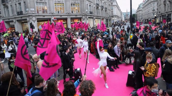 Activist Group Holds Catwalk Against Fast-Fashion