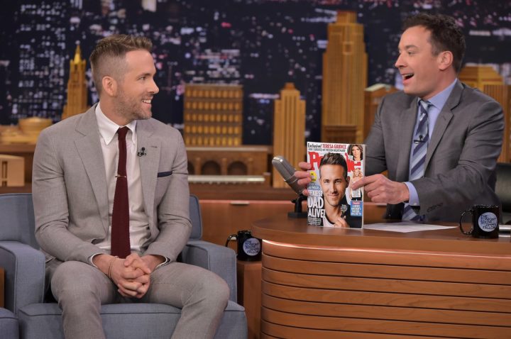 Ryan Reynolds Looks Dapper On The Tonight Show Starring Jimmy Fallon