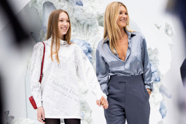 Kate Moss And Daughter Lila Stun At Dior Fashion Show