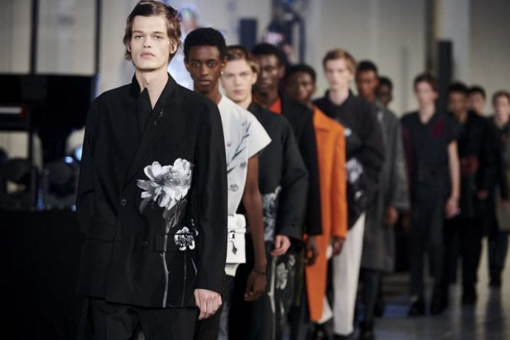 Valentino Goes Semi-Floral At Paris Men’s Fashion Week