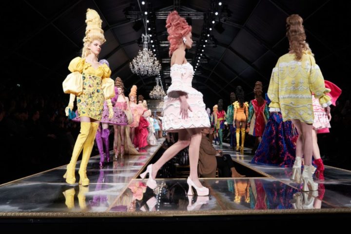Jeremy Scott Channels Baroque Period For Moschino Milan Fashion Week Runway Show