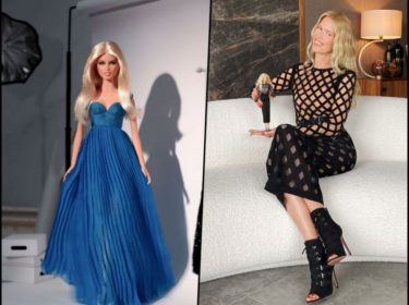 Claudia Schiffer Celebrates Birthday With Supermodel Barbie